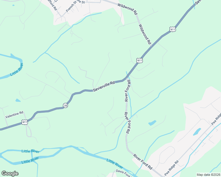 map of restaurants, bars, coffee shops, grocery stores, and more near 101 Ostenbarker Street in Maryville