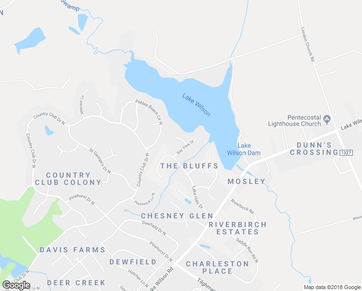 map of restaurants, bars, coffee shops, grocery stores, and more near 4801 Pinnacle Drive North in Wilson