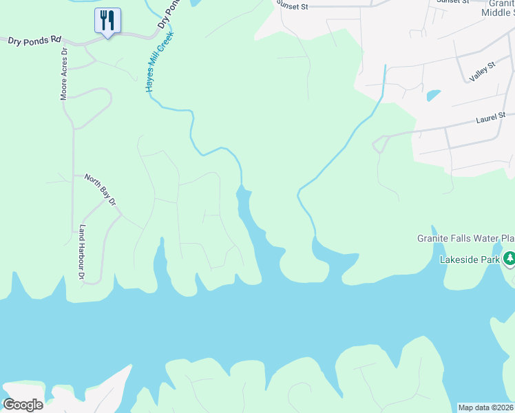 map of restaurants, bars, coffee shops, grocery stores, and more near 5844 Kaylee Ann Drive in Granite Falls