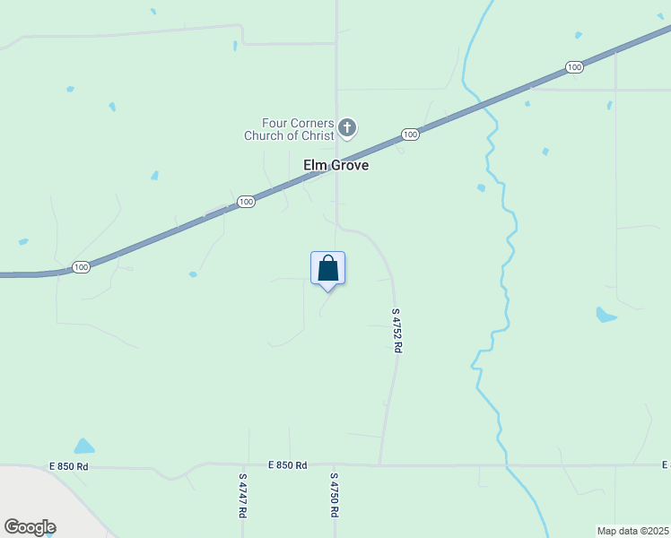 map of restaurants, bars, coffee shops, grocery stores, and more near RR 6 in Elm Grove