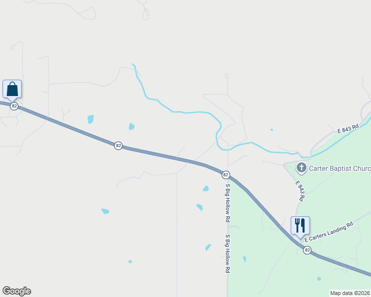 map of restaurants, bars, coffee shops, grocery stores, and more near 26664 State Highway 82 in Park Hill