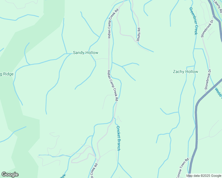 map of restaurants, bars, coffee shops, grocery stores, and more near 4404 Indian Camp Creek Road in Cosby