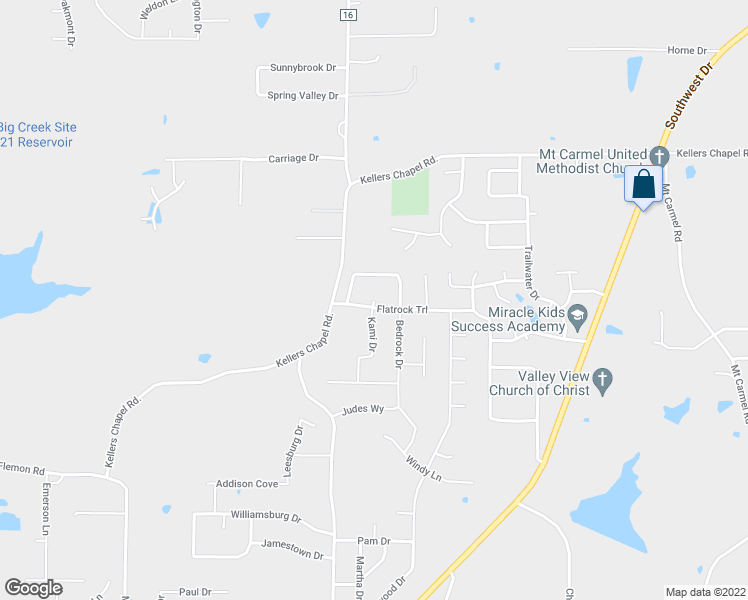 map of restaurants, bars, coffee shops, grocery stores, and more near 4614 Kami Circle in Jonesboro