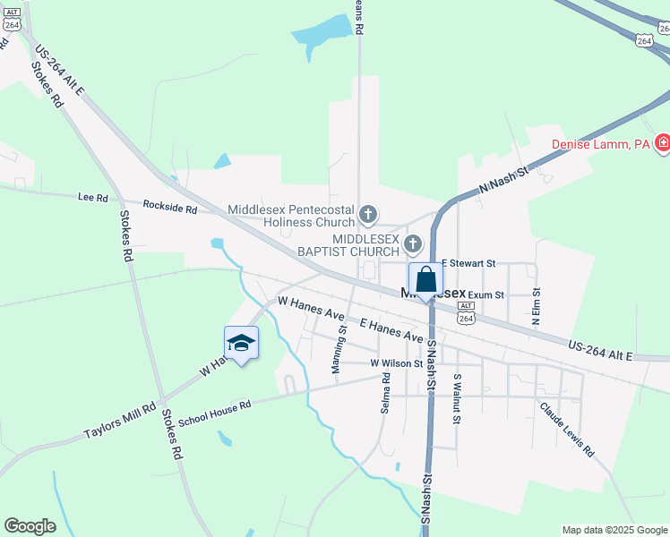 map of restaurants, bars, coffee shops, grocery stores, and more near 11708 West Finch Avenue in Middlesex
