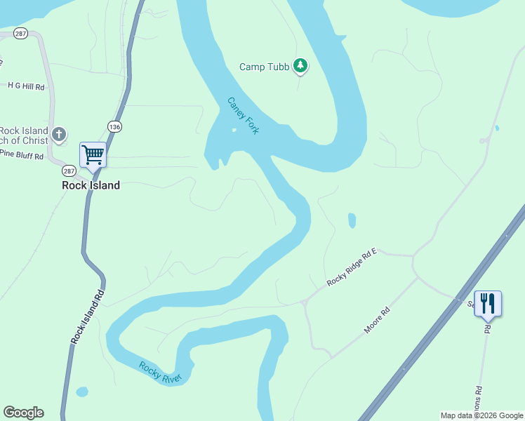 map of restaurants, bars, coffee shops, grocery stores, and more near 861 Old Ferry Road in Rock Island