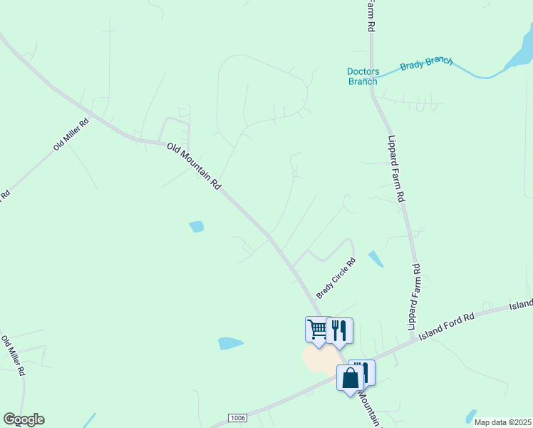 map of restaurants, bars, coffee shops, grocery stores, and more near 2320 Old Mountain Road in Statesville