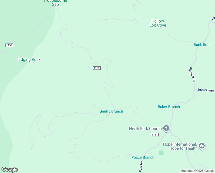 map of restaurants, bars, coffee shops, grocery stores, and more near Big Pine Road in Madison County