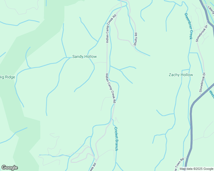 map of restaurants, bars, coffee shops, grocery stores, and more near 4404 Indian Camp Creek Road in Cosby