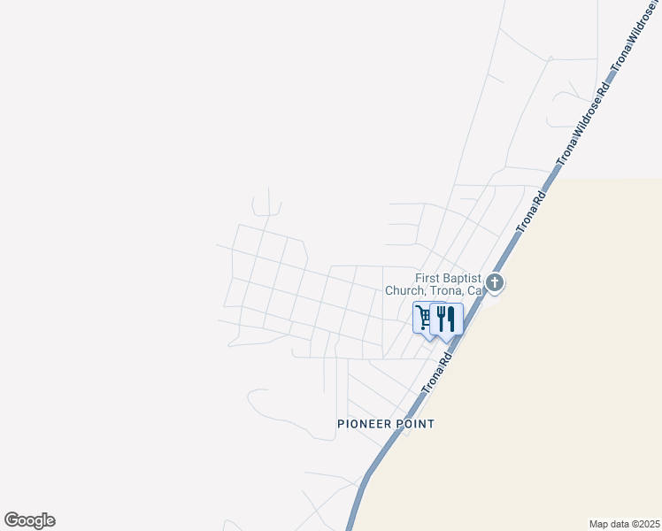 map of restaurants, bars, coffee shops, grocery stores, and more near Elm Street in Searles Valley