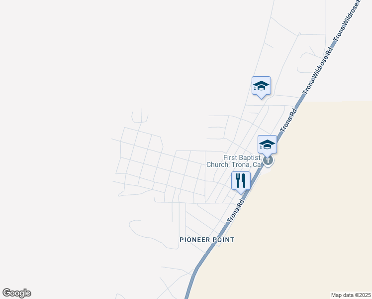 map of restaurants, bars, coffee shops, grocery stores, and more near Elm Street in Searles Valley