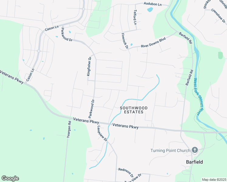 map of restaurants, bars, coffee shops, grocery stores, and more near 1558 Westridge Drive in Murfreesboro