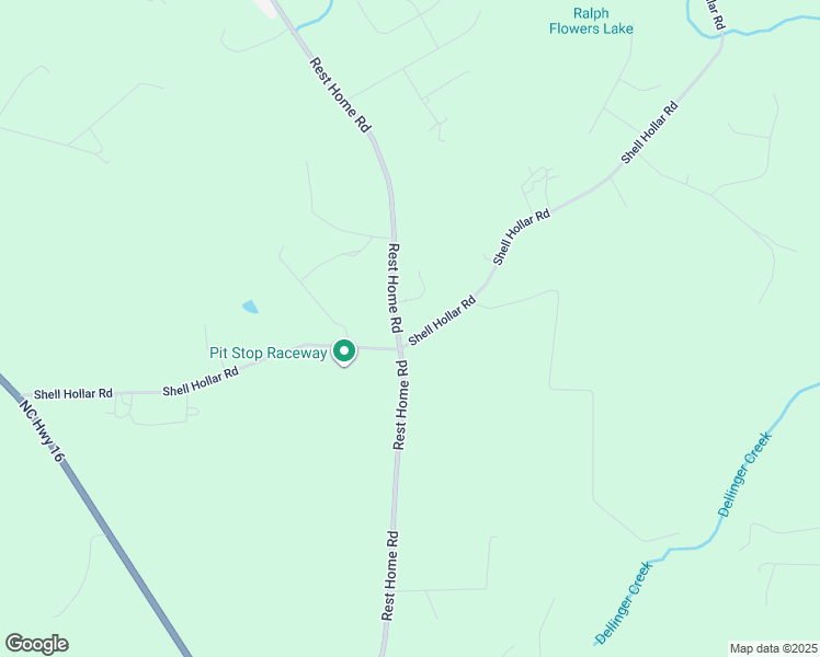 map of restaurants, bars, coffee shops, grocery stores, and more near 2796 Shell Hollar Road in Claremont