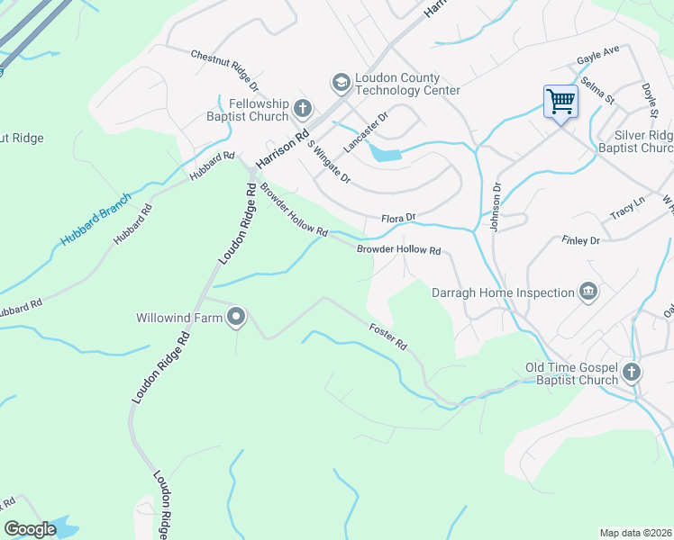 map of restaurants, bars, coffee shops, grocery stores, and more near 3200 Foster Road in Lenoir City