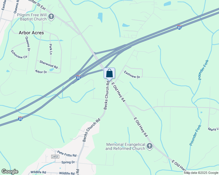 map of restaurants, bars, coffee shops, grocery stores, and more near 231 Becks Church Road in Lexington