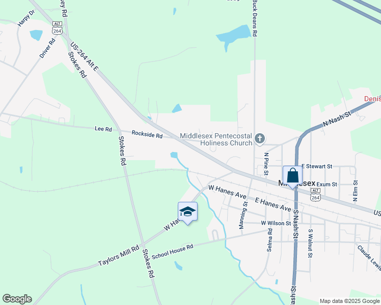 map of restaurants, bars, coffee shops, grocery stores, and more near 11979 West Finch Avenue in Middlesex