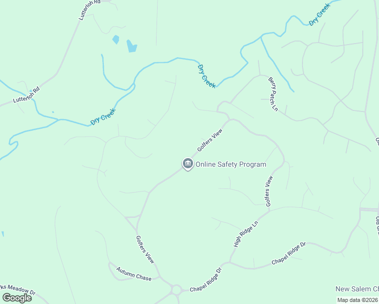 map of restaurants, bars, coffee shops, grocery stores, and more near 51 Rosewood Court in Pittsboro