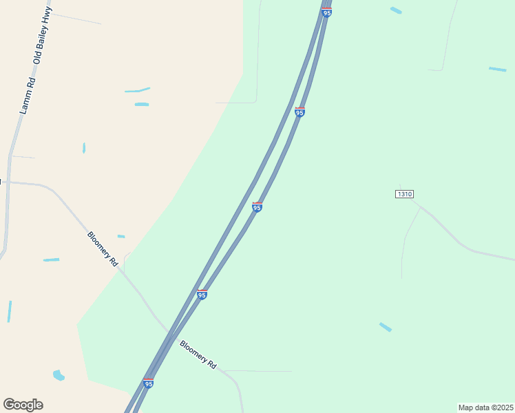 map of restaurants, bars, coffee shops, grocery stores, and more near Interstate 95 in Wilson