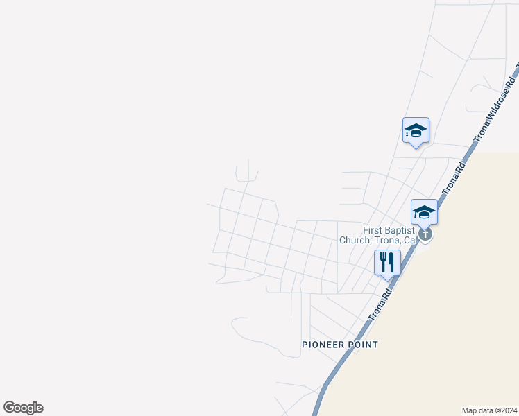 map of restaurants, bars, coffee shops, grocery stores, and more near 4th Street in Searles Valley