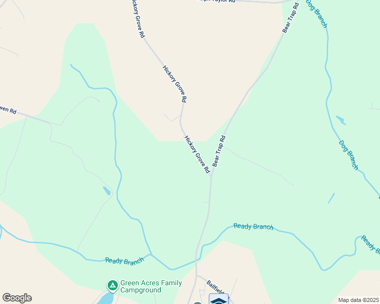 map of restaurants, bars, coffee shops, grocery stores, and more near 1836 Hickory Grove Road in Williamston