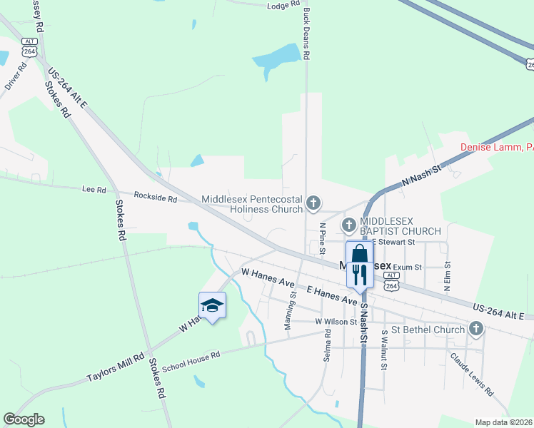map of restaurants, bars, coffee shops, grocery stores, and more near 11575 Rockside Road in Middlesex