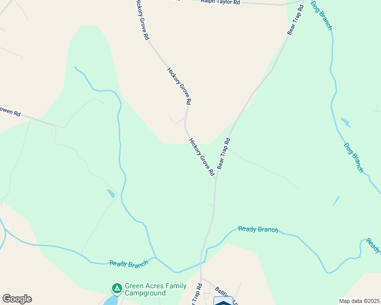 map of restaurants, bars, coffee shops, grocery stores, and more near 1836 Hickory Grove Road in Williamston