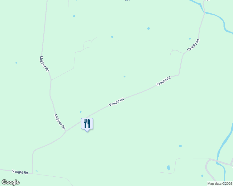 map of restaurants, bars, coffee shops, grocery stores, and more near 9807 Vaught Road in Readyville