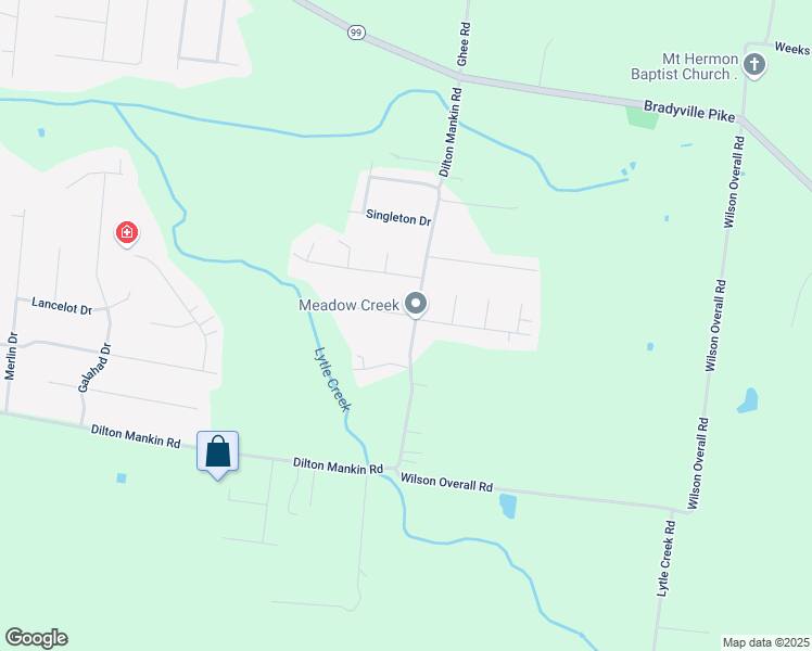map of restaurants, bars, coffee shops, grocery stores, and more near 1912 Dilton Mankin Road in Murfreesboro