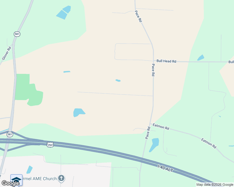 map of restaurants, bars, coffee shops, grocery stores, and more near 5464 Meredith Lane in Bailey