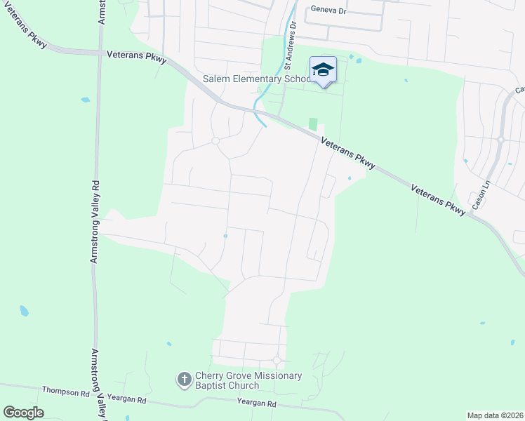 map of restaurants, bars, coffee shops, grocery stores, and more near 3626 Rose Gold Ct. in Murfreesboro