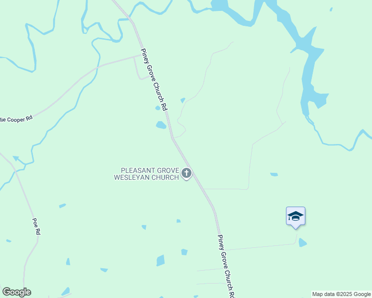 map of restaurants, bars, coffee shops, grocery stores, and more near 3416 Piney Grove Church Road in Siler City