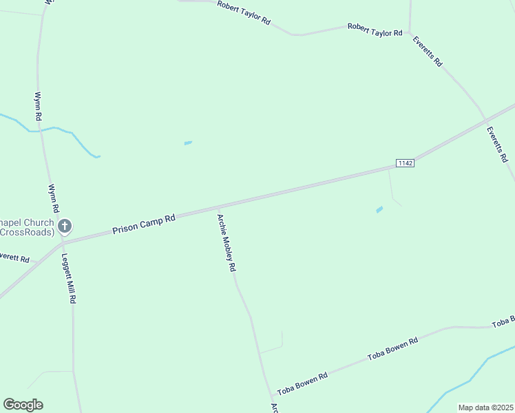 map of restaurants, bars, coffee shops, grocery stores, and more near 6761 Prison Camp Road in Williamston