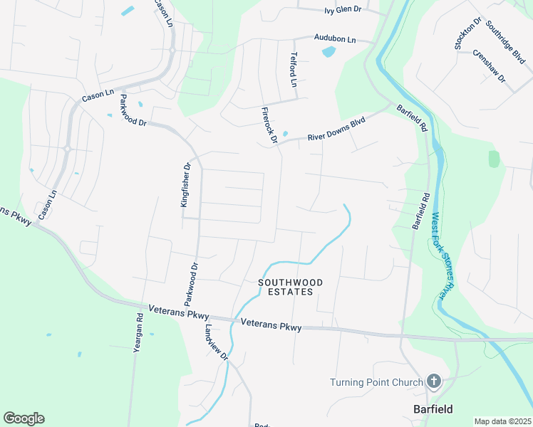 map of restaurants, bars, coffee shops, grocery stores, and more near 2239 Blue Heron Drive in Murfreesboro