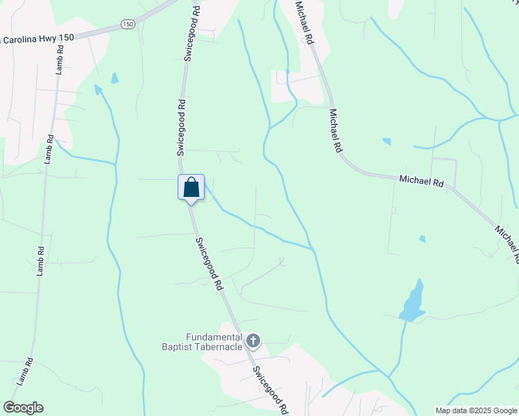 map of restaurants, bars, coffee shops, grocery stores, and more near 109 Swicegood Road in Linwood