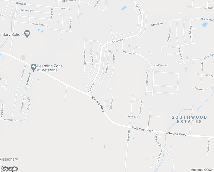 map of restaurants, bars, coffee shops, grocery stores, and more near 2621 Goose Creek Lane in Murfreesboro