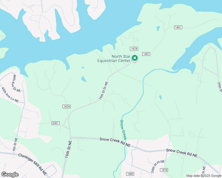map of restaurants, bars, coffee shops, grocery stores, and more near 4621 19th Street Court Northeast in Hickory