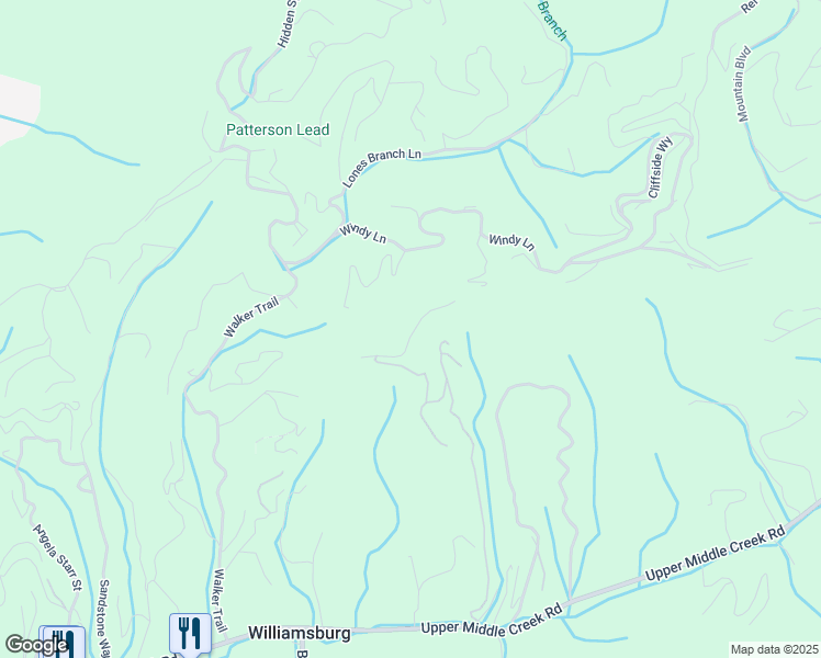 map of restaurants, bars, coffee shops, grocery stores, and more near 1956 Timber Ridge Way in Sevierville
