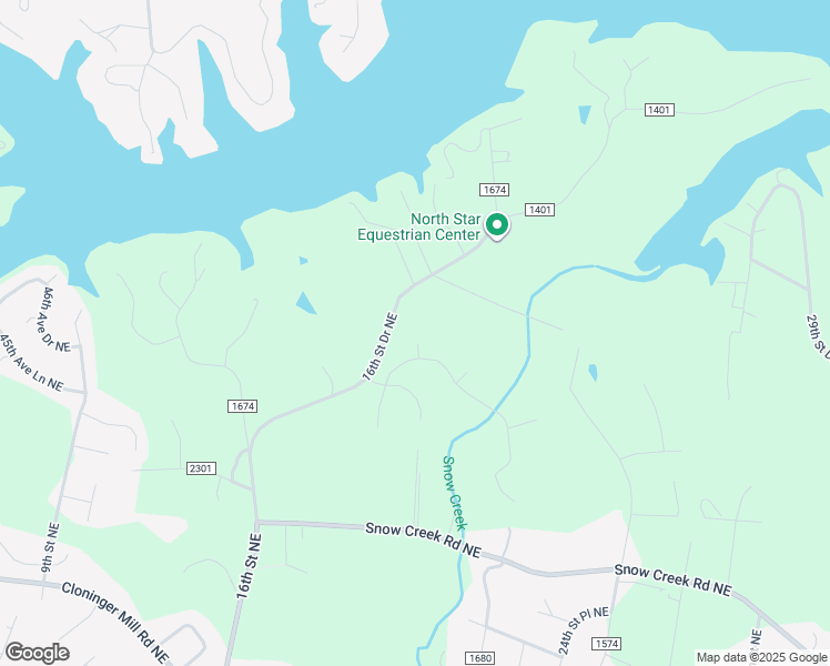 map of restaurants, bars, coffee shops, grocery stores, and more near 4621 19th Street Court Northeast in Hickory
