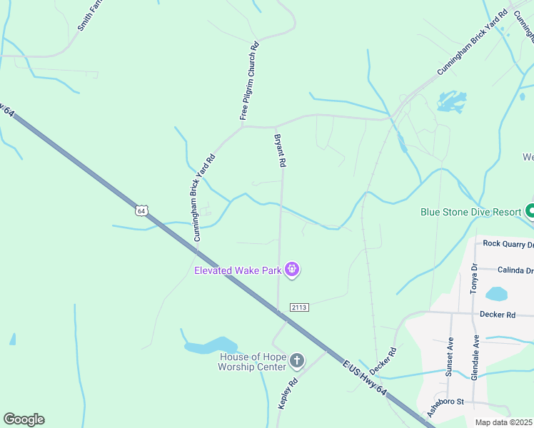 map of restaurants, bars, coffee shops, grocery stores, and more near 421 Bryant Road in Lexington