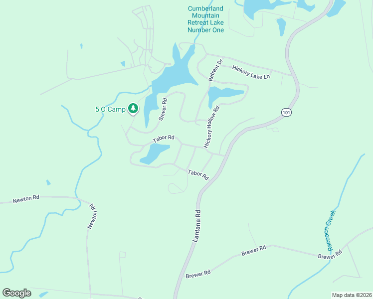 map of restaurants, bars, coffee shops, grocery stores, and more near 93 Crockett Lake Drive in Crossville
