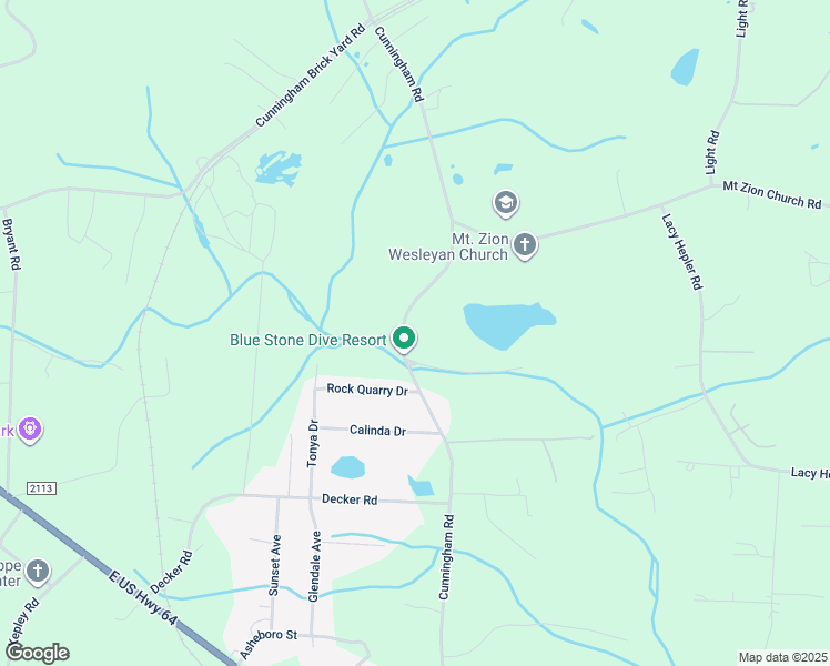map of restaurants, bars, coffee shops, grocery stores, and more near 3031 Cunningham Road in Thomasville