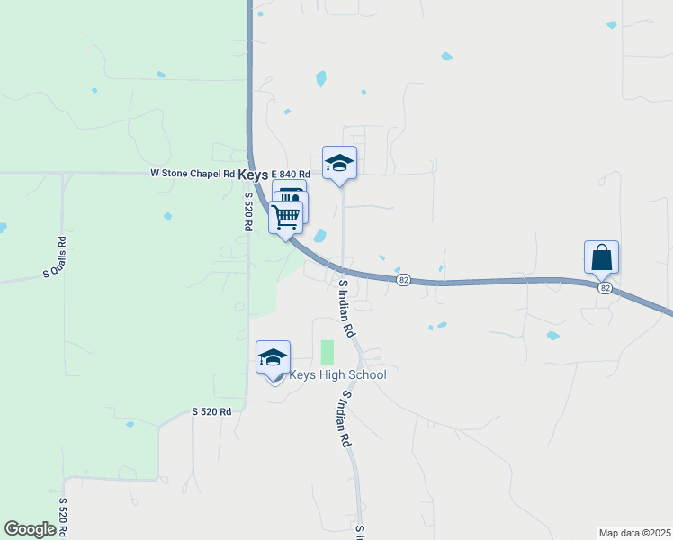 map of restaurants, bars, coffee shops, grocery stores, and more near 26187 State Highway 82 in Park Hill