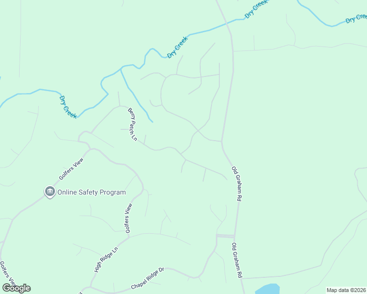 map of restaurants, bars, coffee shops, grocery stores, and more near 124 Crimson Way in Pittsboro