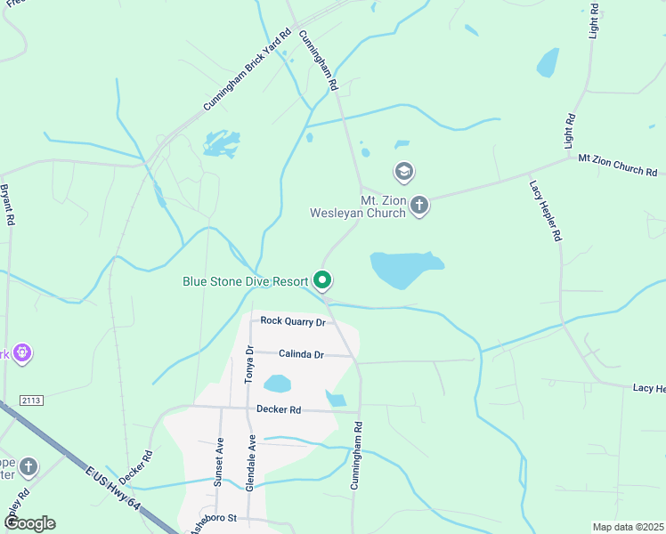 map of restaurants, bars, coffee shops, grocery stores, and more near 3031 Cunningham Road in Thomasville