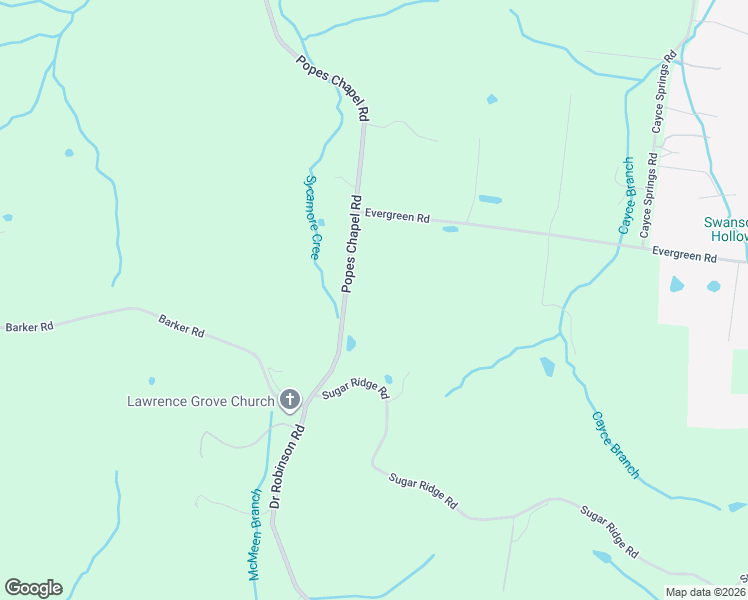 map of restaurants, bars, coffee shops, grocery stores, and more near 1826 Popes Chapel Road in Thompson's Station