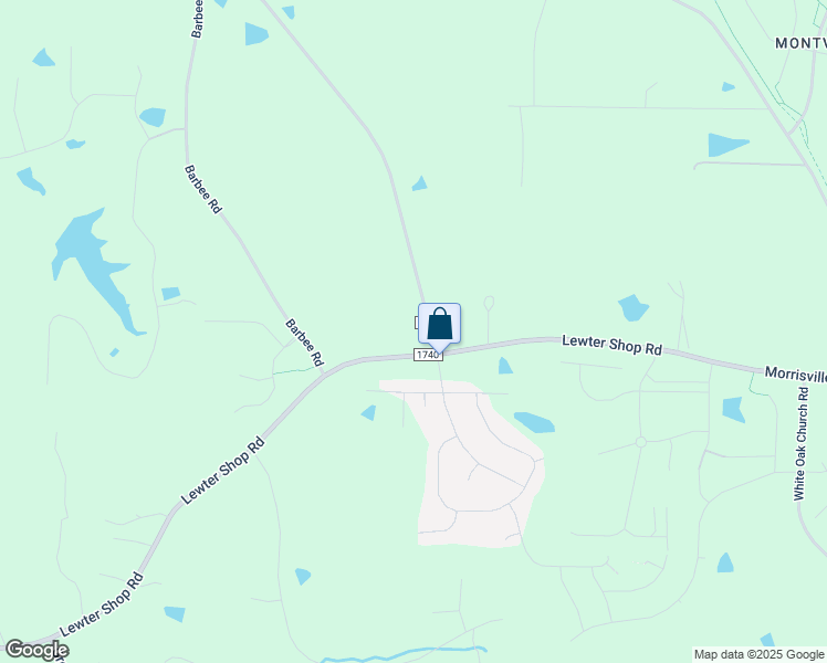 map of restaurants, bars, coffee shops, grocery stores, and more near 1475 Lewter Shop Road in Apex