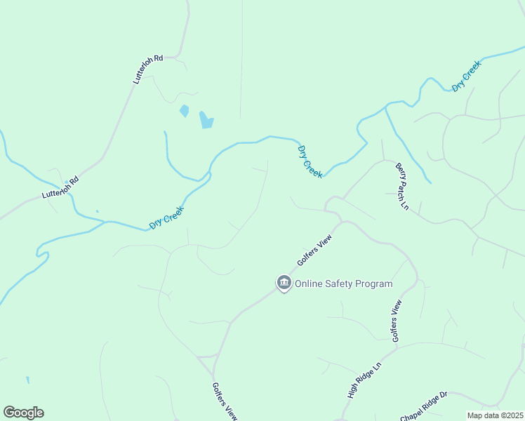 map of restaurants, bars, coffee shops, grocery stores, and more near 860 Cabin Creek in Pittsboro