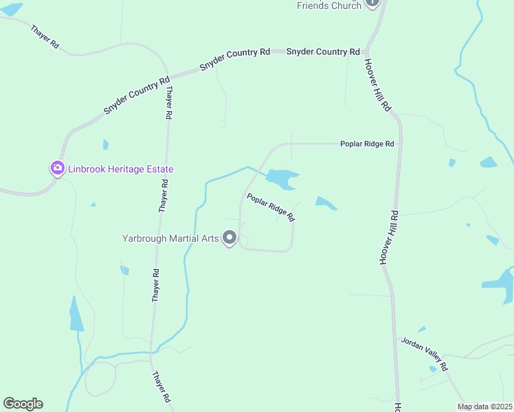 map of restaurants, bars, coffee shops, grocery stores, and more near 5229 Poplar Ridge Road in Trinity