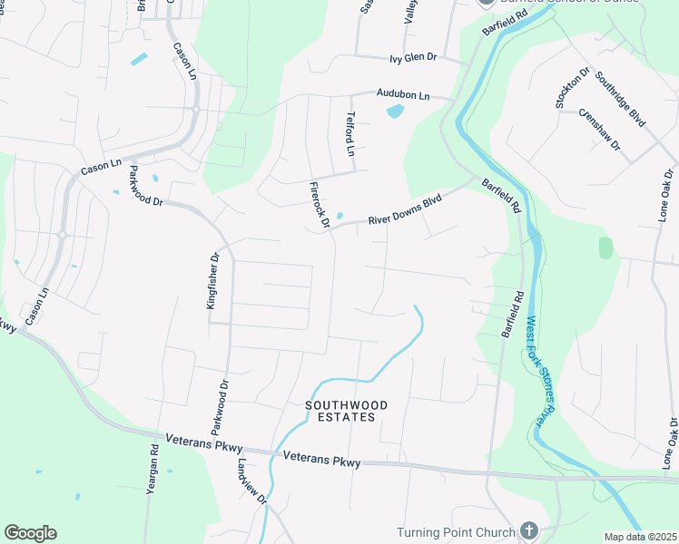 map of restaurants, bars, coffee shops, grocery stores, and more near 3231 Firerock Drive in Murfreesboro
