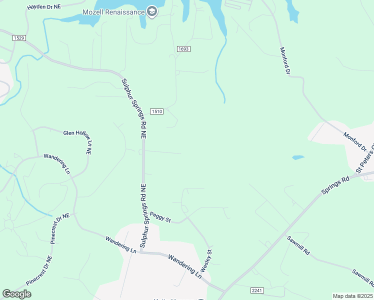 map of restaurants, bars, coffee shops, grocery stores, and more near 1292 Rucker Road in Hickory