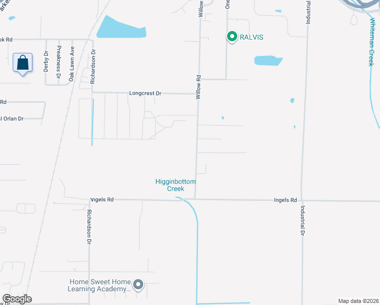 map of restaurants, bars, coffee shops, grocery stores, and more near 4001 Willow Road in Jonesboro